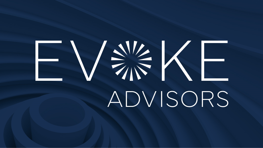 Evoke Advisors logo graphic for News section